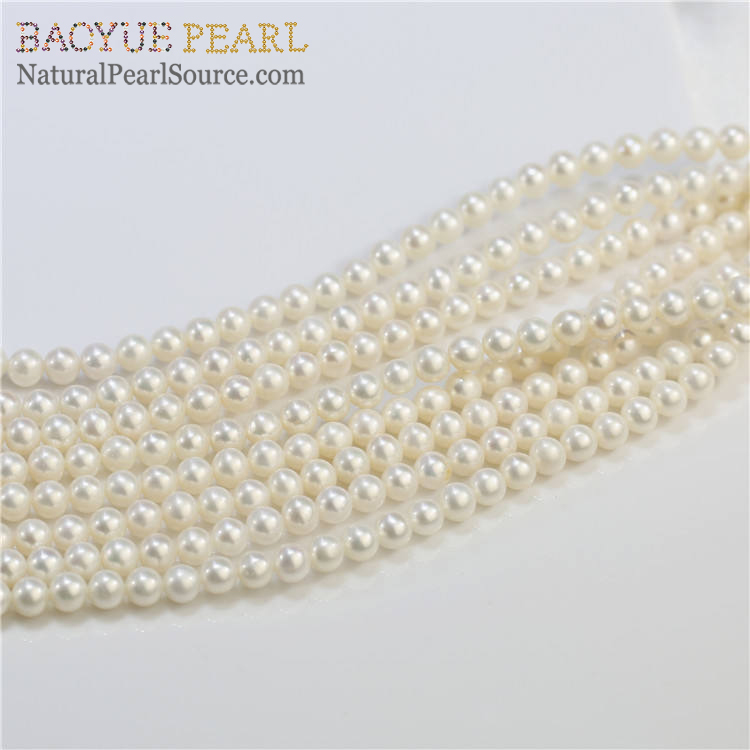 6-7mm Round Aa Natural Real Cultured Round pearl wholesale 2